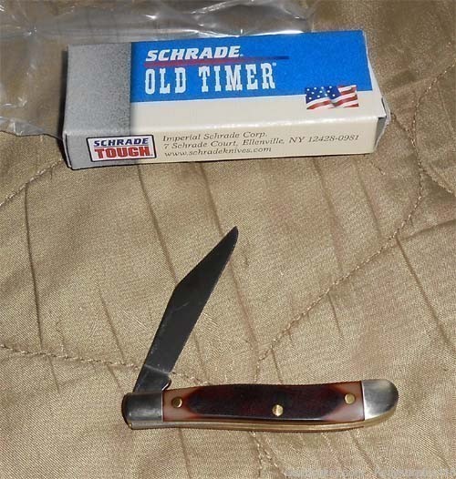 Schrade Old Timer Pal Knife - USA - S-12OT w/Cert.  -  Only few left-img-1