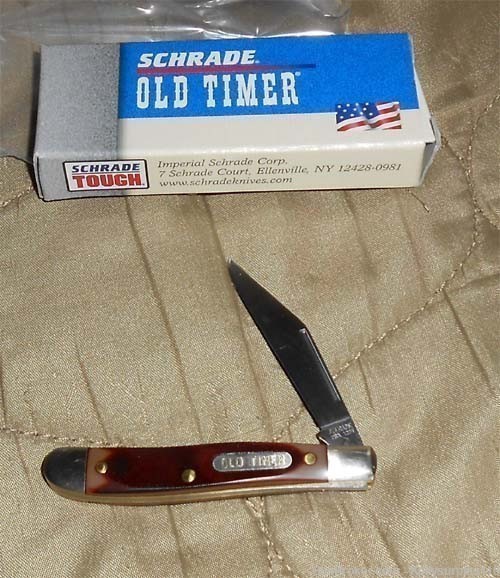 Schrade Old Timer Pal Knife - USA - S-12OT w/Cert.  -  Only few left-img-0