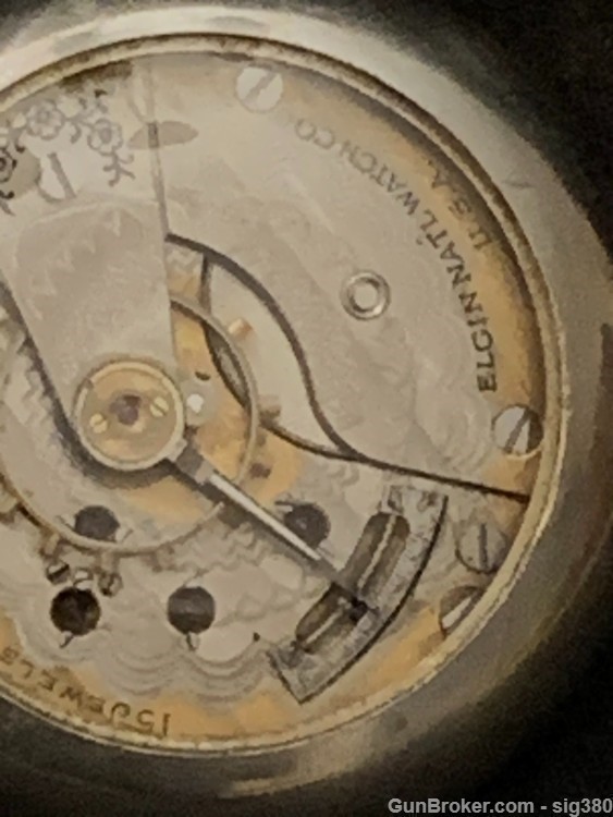 ANTIQUE 1917 ELGIN 16S SALESMAN SAMPLE GLASS BACK POCKET WATCH, RUNS GREAT-img-7