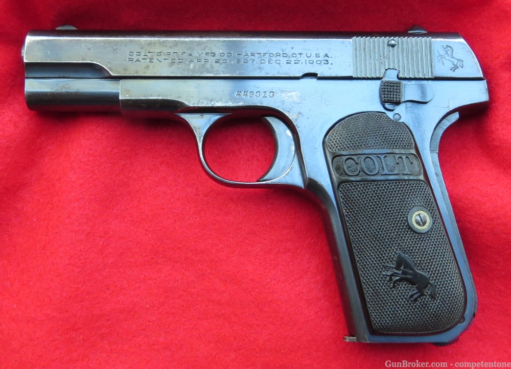 Colt 1903 M1903 32acp Pocket Hammerless Very Nice Condition Model M 32 ACP-img-34