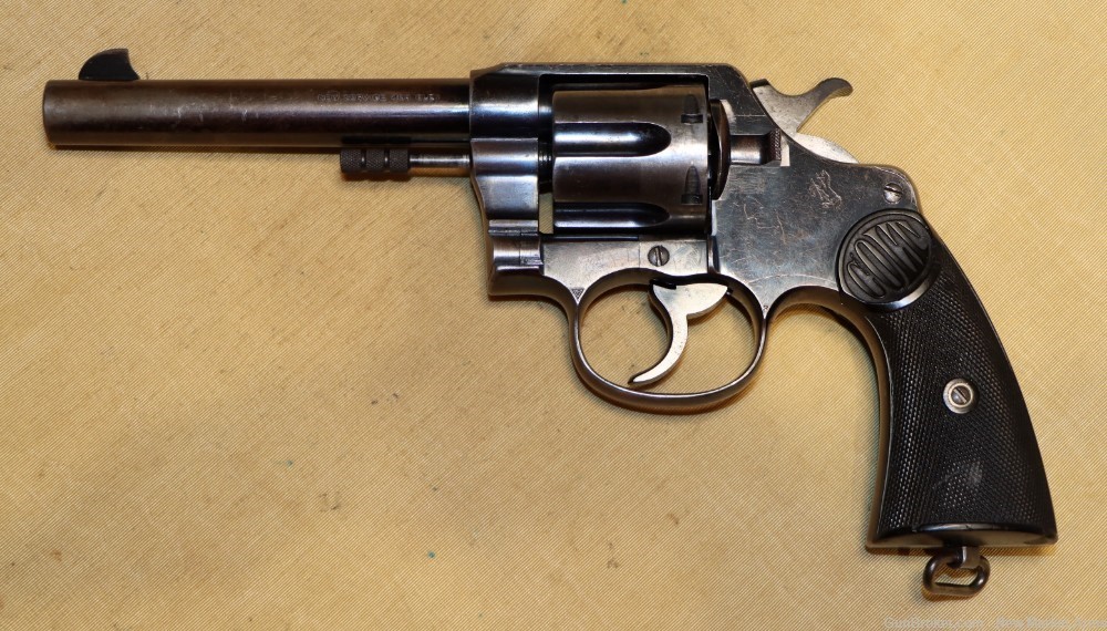 Scarce Royal North-West Mounted Police Colt New Service Revolver c. 1914-img-4