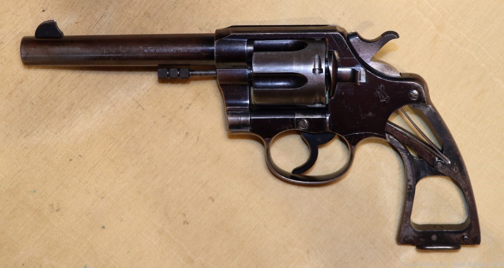 Scarce Royal North-West Mounted Police Colt New Service Revolver c. 1914-img-14