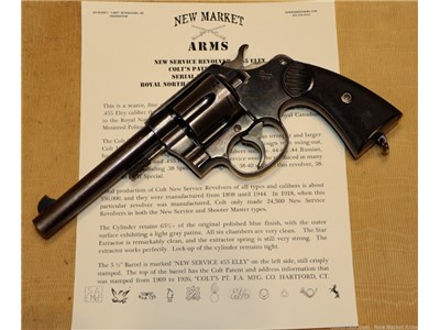 Scarce Royal North-West Mounted Police Colt New Service Revolver c. 1914