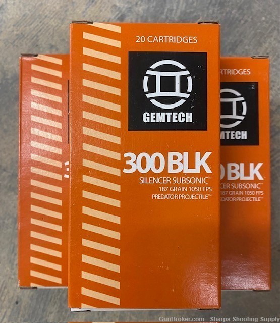 Gemtech .300 BLK Subsonic/100 rounds-img-3