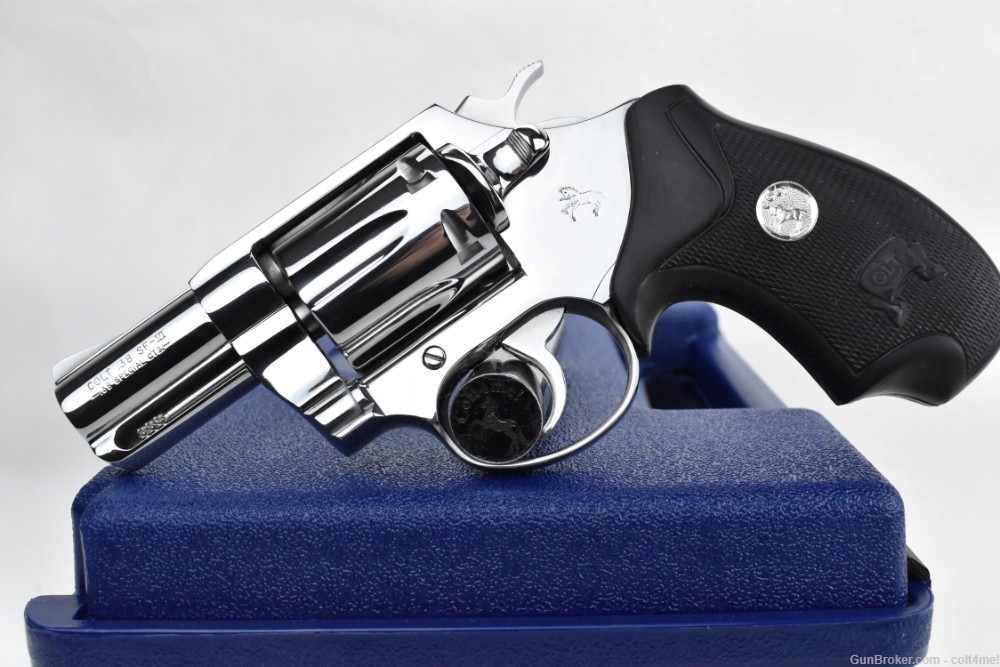 1996 Bright Polished Colt SF-VI .38 Spl Revolver SF1020  Factory Box SFVI  -img-2