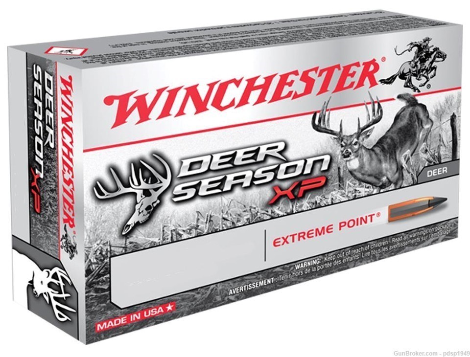Winchester Deer Season XP 450 Bushmaster 250gr X450DS 20rd Box-img-0
