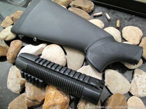 Fits Mossberg 835 Hogue Shotgun Stock + Milled Tactical Picatinny Forend-img-0
