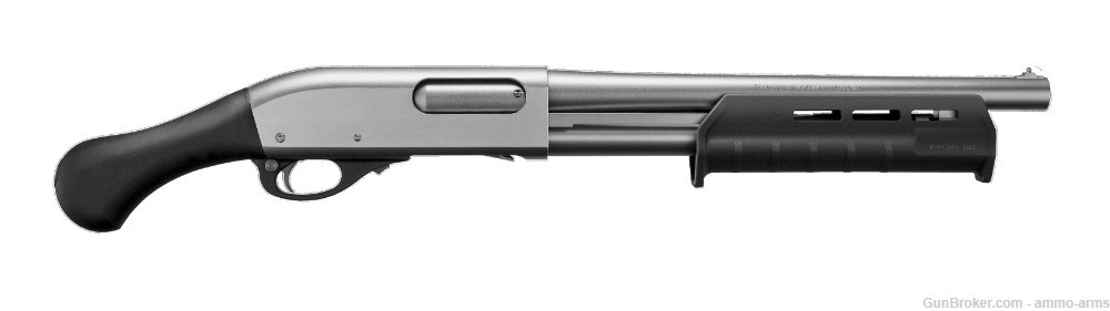 Remington 870 TAC-14 Marine Magnum 12 Gauge 14" Nickel / Black R81312-img-1