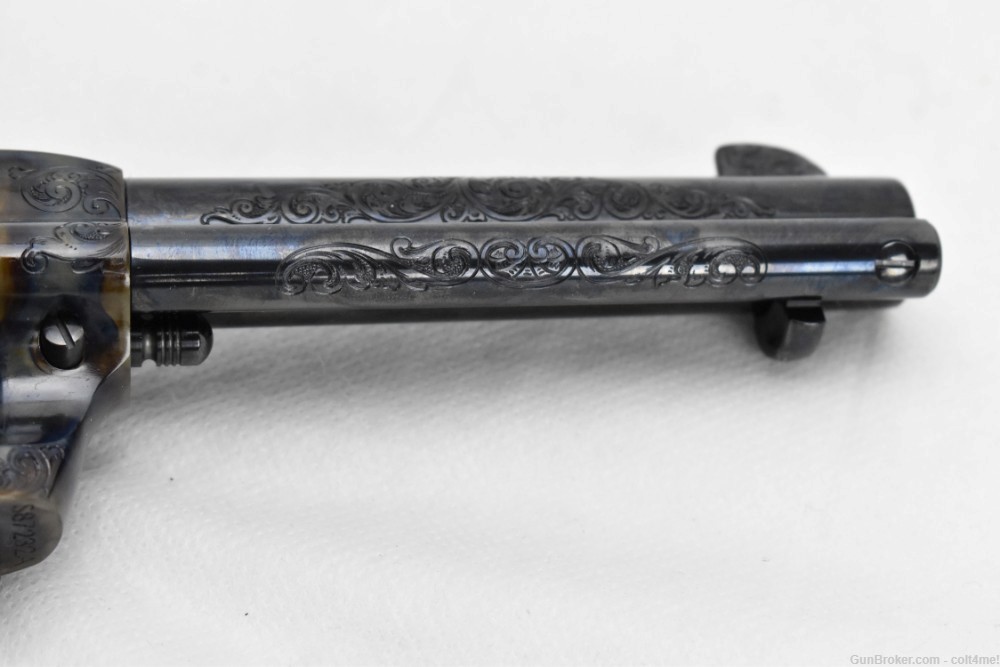 Colt Master Engraved SAA .45 Blue/Color Case Finish 4.75"  - Custom Shop -img-30
