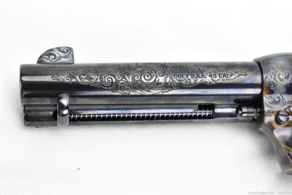 Colt Master Engraved SAA .45 Blue/Color Case Finish 4.75"  - Custom Shop -img-29