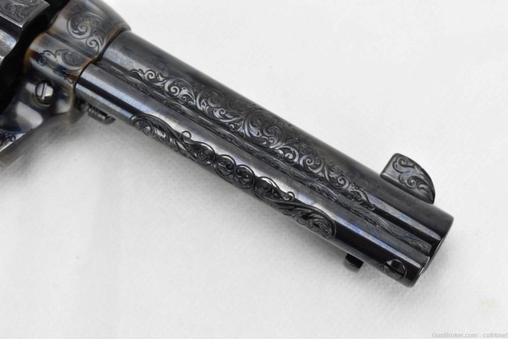 Colt Master Engraved SAA .45 Blue/Color Case Finish 4.75"  - Custom Shop -img-23