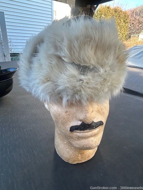 Original German WW2 Winter Fur Hat-Mint-img-4