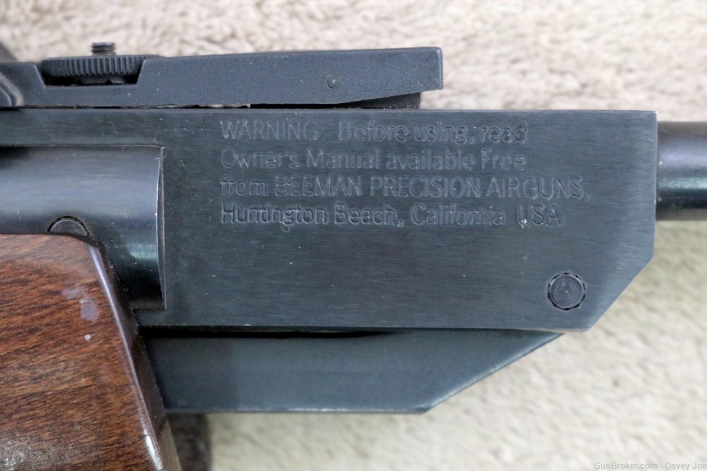 Quality Beeman S1 .177 caliber air rifle with scope-img-5