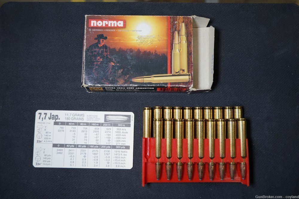 Norma 7.7 Jap 180Gr 19 Rounds-img-0