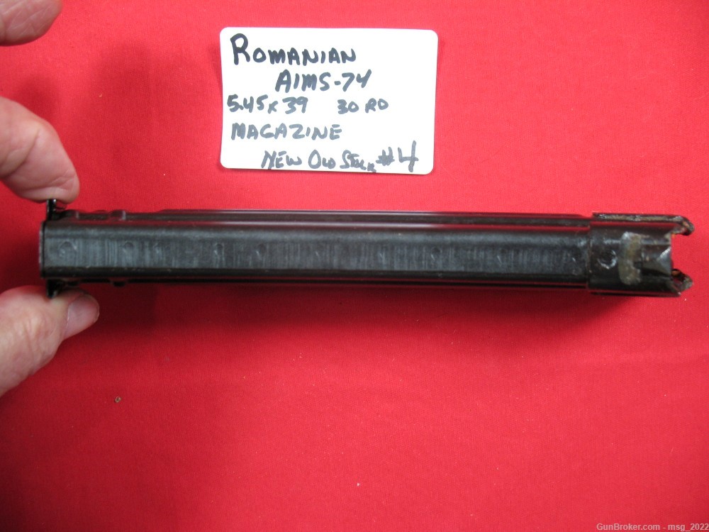 Original Romanian Military AIMS74 Steel 30 Round 5.45x39 Mag, NOS #4-img-2