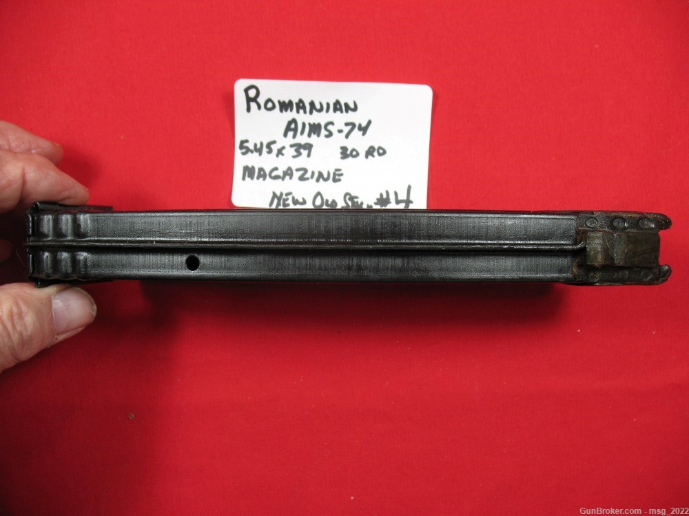 Original Romanian Military AIMS74 Steel 30 Round 5.45x39 Mag, NOS #4-img-3