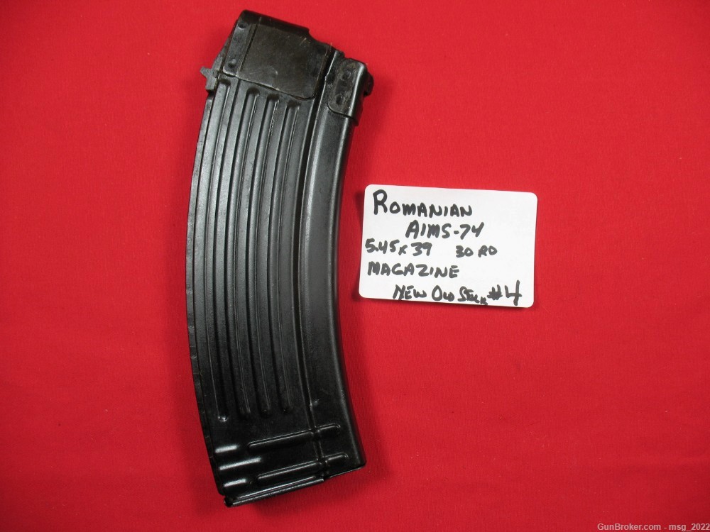 Original Romanian Military AIMS74 Steel 30 Round 5.45x39 Mag, NOS #4-img-0