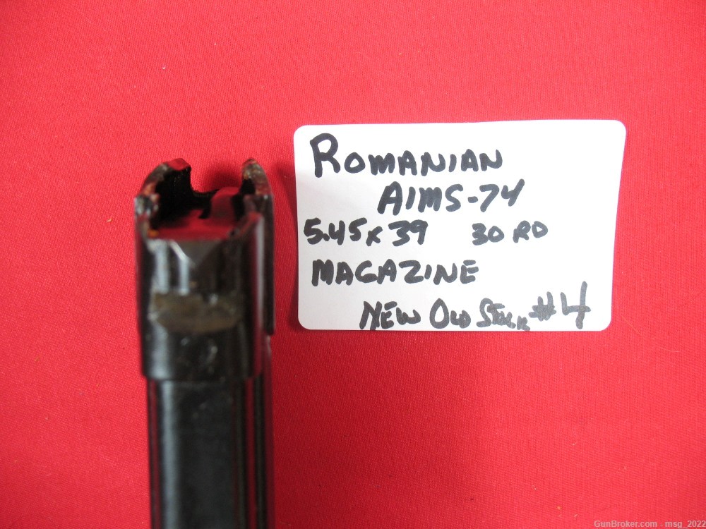 Original Romanian Military AIMS74 Steel 30 Round 5.45x39 Mag, NOS #4-img-6