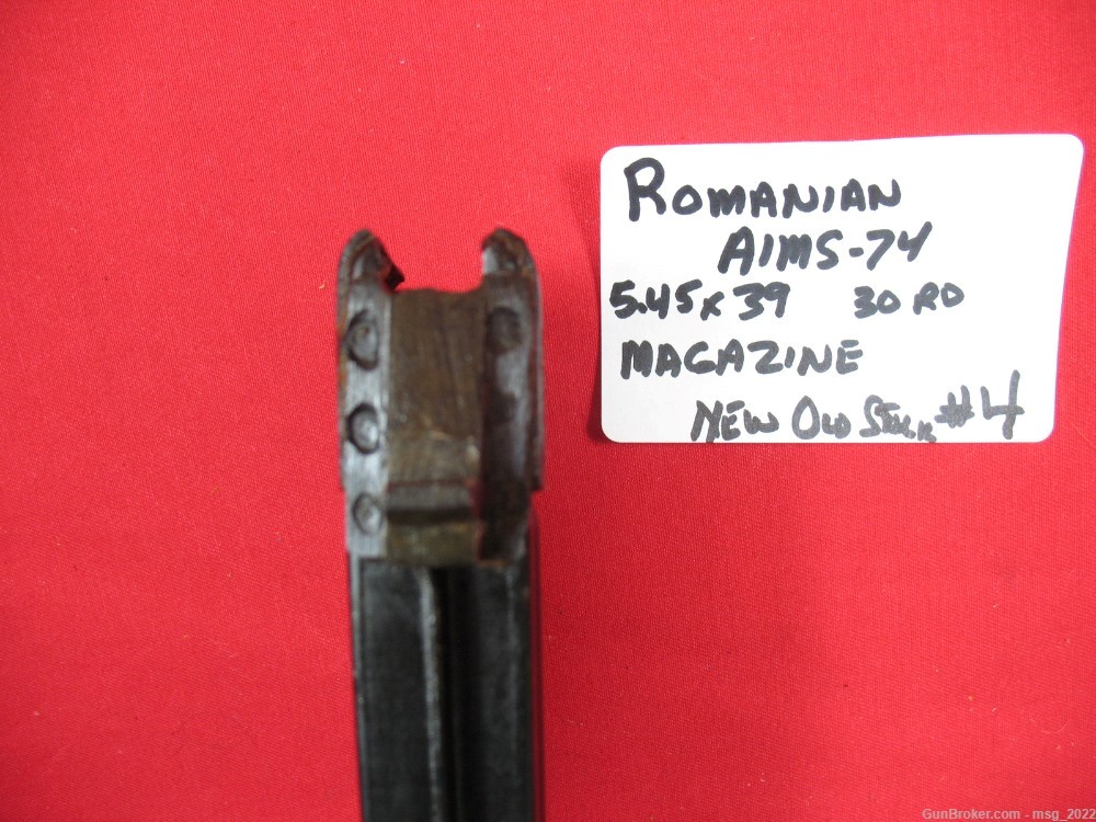 Original Romanian Military AIMS74 Steel 30 Round 5.45x39 Mag, NOS #4-img-7