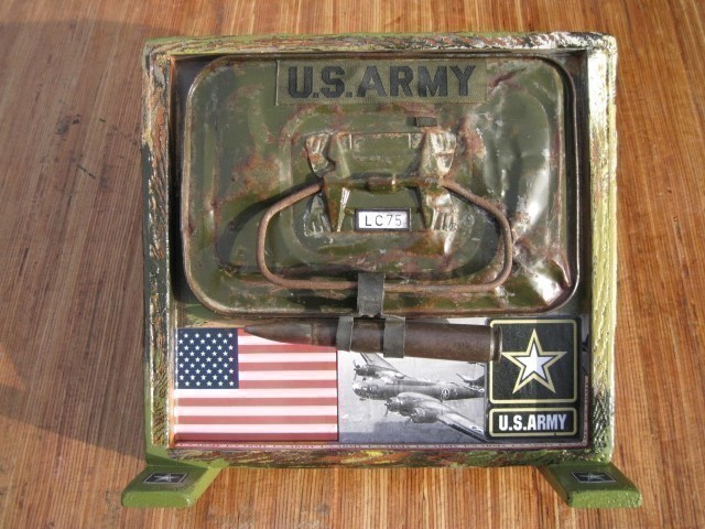 Vietnam War Display LC75 50 BMG U.S. Army Vintage Made in U.S.A. 1975-img-0