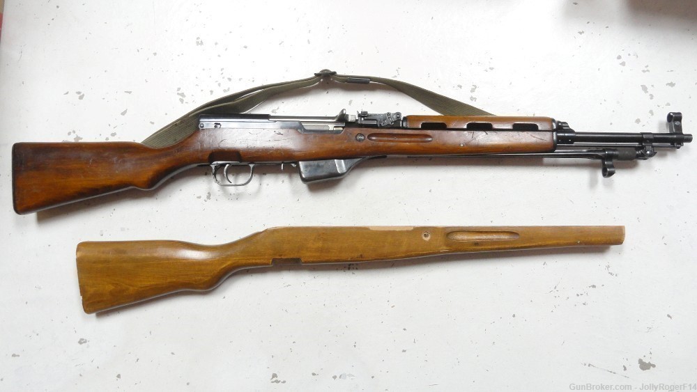 UNISSUED NOS Albanian SKS Beech Wood Stock July 10th Rifle Never Drilled!-img-8
