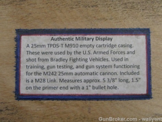 25mm M910 Custom Military Display Bradley Tank US Made in U.S.A.-img-3