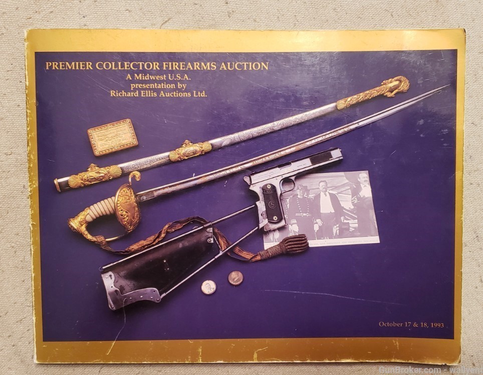 Premier Collector Firearms Auction Catalog 1993 Pistols Rifles Pictures +-img-0