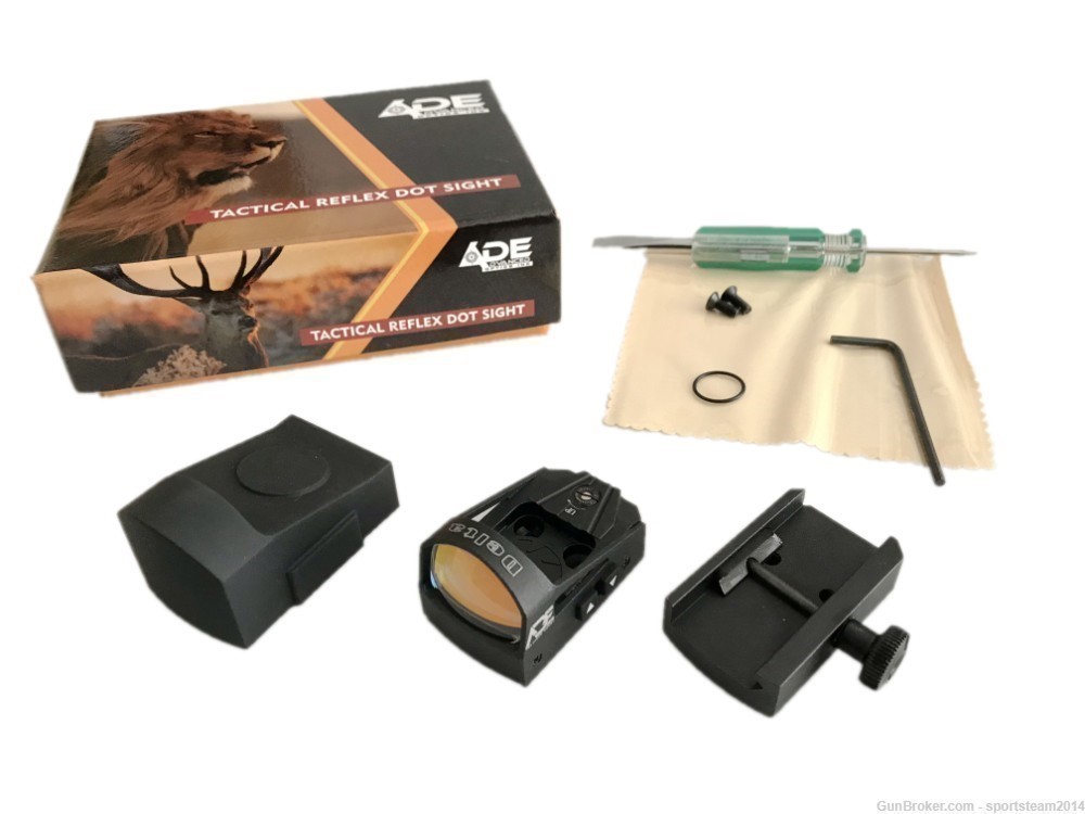 ADE RD3-012 Red Dot Sight+Optic Mounting Plate for Sig Sauer P320-X5 Pistol-img-5