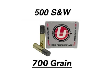 500 S&W 700 Grain 20 Rds Underwood Ammo Deep Penetration 20 Rounds 