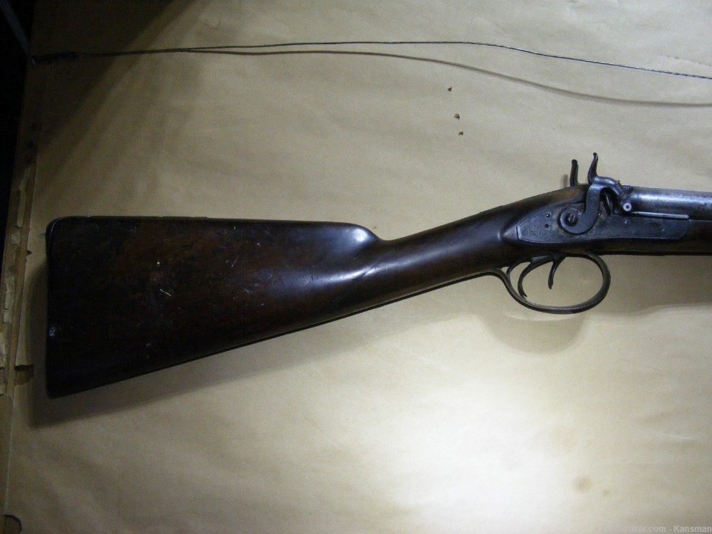 WESTLEY RICHARDS Antique Black Powder British 12 ga Shotgun Double Barrel  -img-3
