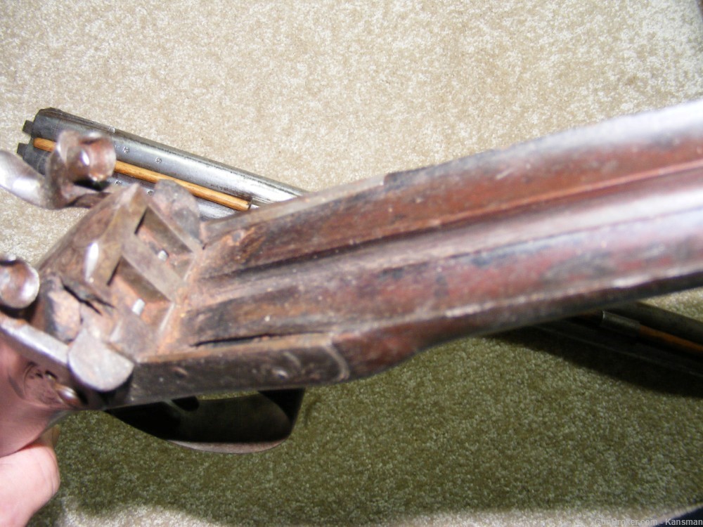 WESTLEY RICHARDS Antique Black Powder British 12 ga Shotgun Double Barrel  -img-15