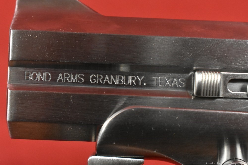 Bond Arms Texas Defender 45LC 410 GA 3" Rosewood Lone Star Grips Defender-img-6