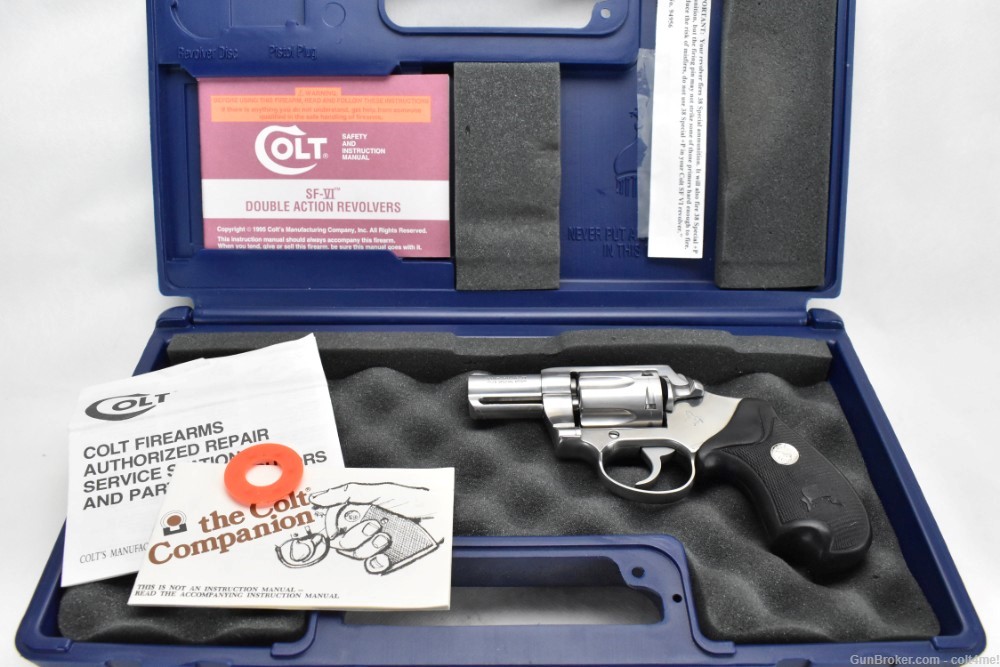BOBBED Hammer Colt SF-VI .38 Spl 2" Revolver SF1022 SFVI w/  FACTORY CASE -img-23