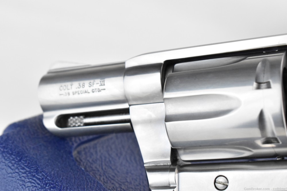 BOBBED Hammer Colt SF-VI .38 Spl 2" Revolver SF1022 SFVI w/  FACTORY CASE -img-9