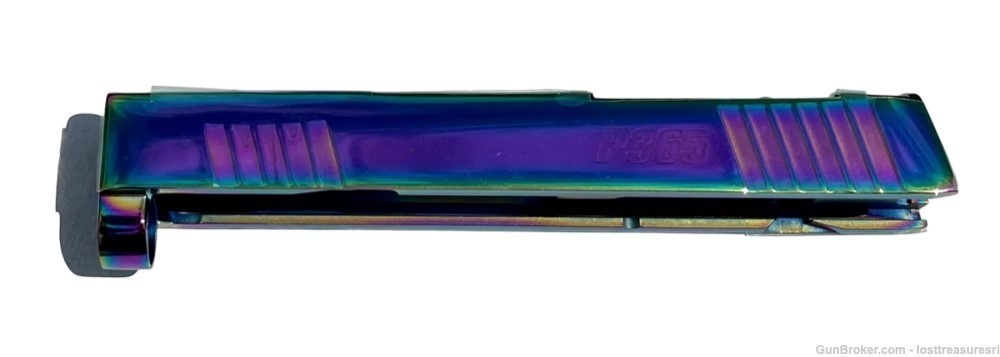 NEW Rainbow Finish Sig Sauer P365 Compact MOS Slide .380 ACP Slide Only-img-0