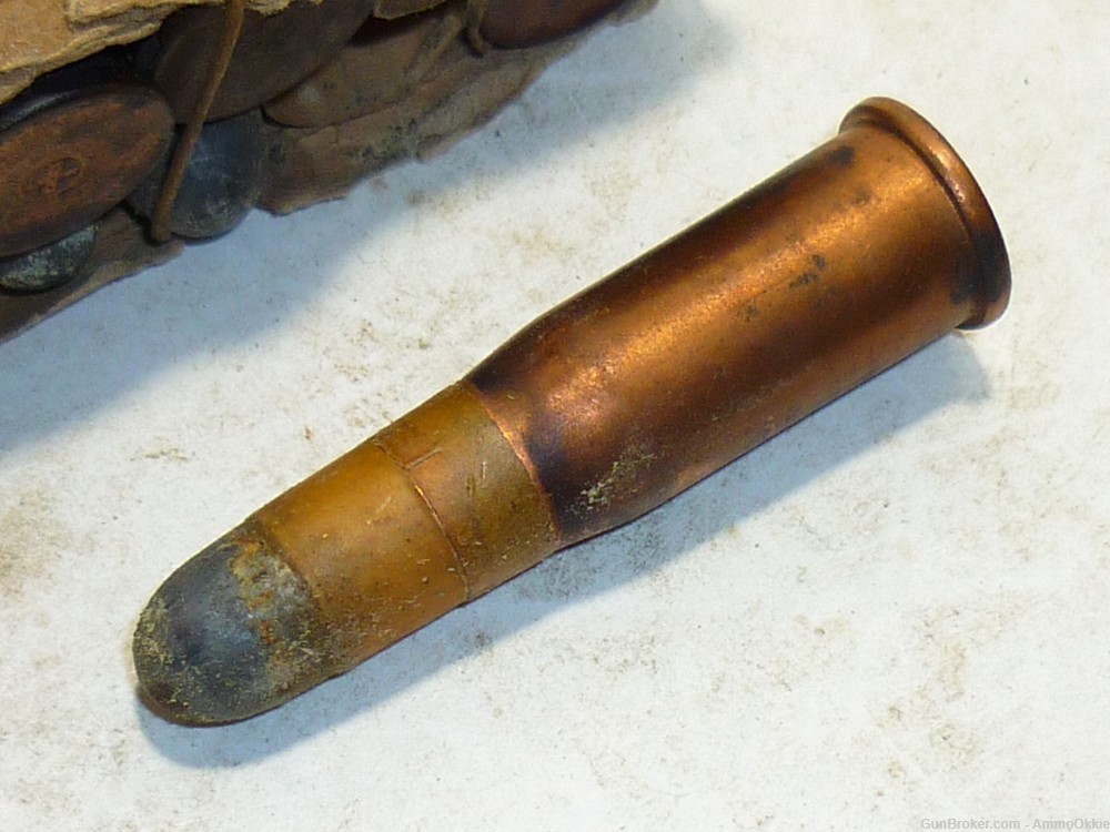 1rd - 1892 ORIGINAL LIVE AMMO - 41 Swiss 41 Rimfire - Paper Patched-img-7
