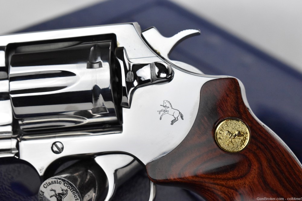 1997 Colt DS-II .38 Spl BRIGH POLISHED 2" Revolver w Original Case-img-2