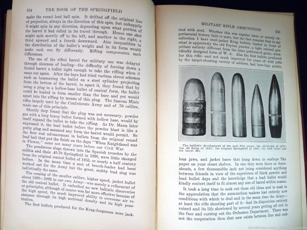 Book Springfield Crossman vintage book rifle ammo military US shooting -img-5