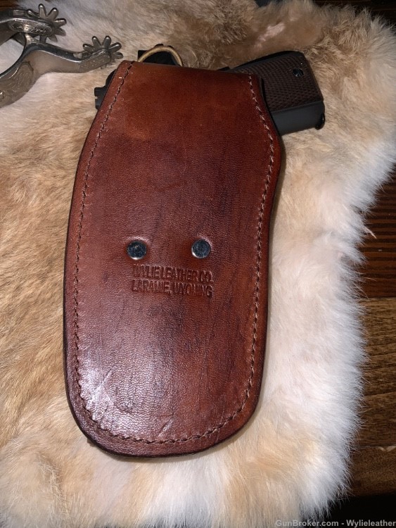1911 holster. For full size 1911 pistol. leather, fully lined!-img-4
