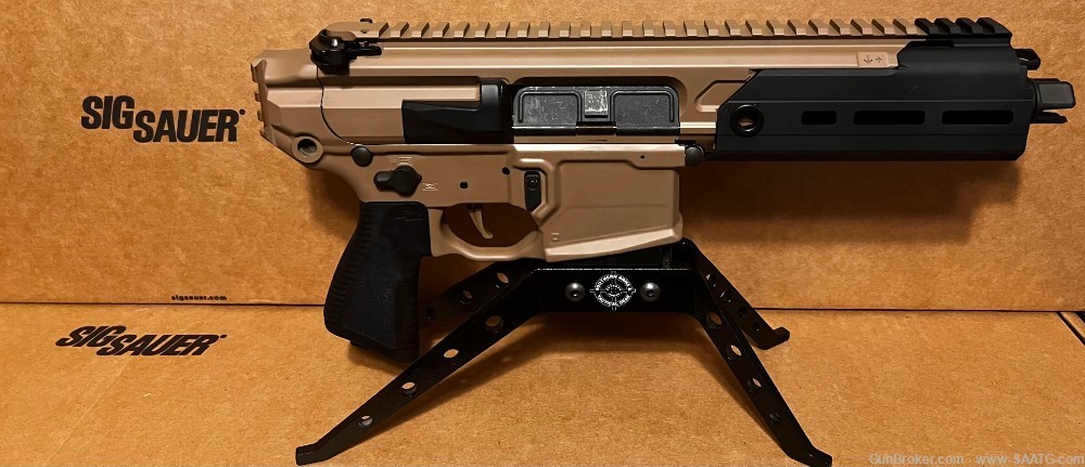 Special Coyote & Black Edition Sig Sauer MCX Rattler 5.56mm NATO 5.5" -img-0