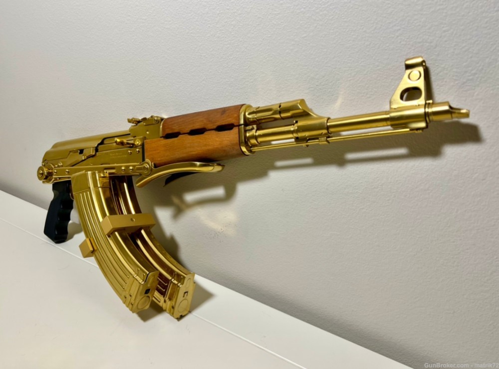Underfolder Century Arms Gold AK47 / AK-47 Under Fold Stock-img-0
