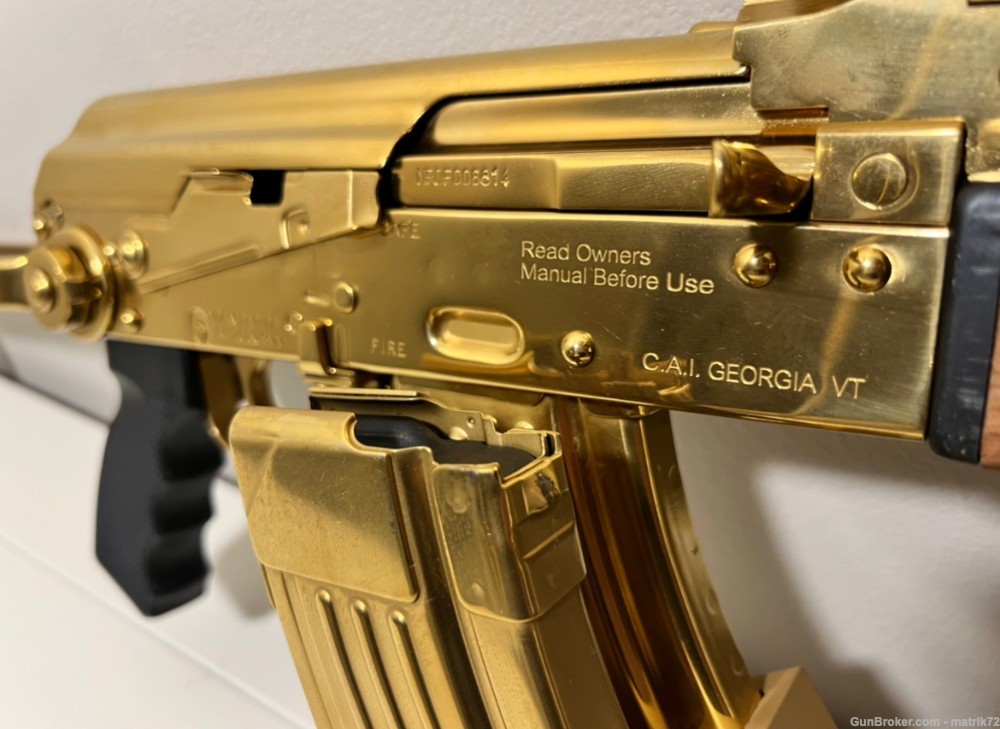 Underfolder Century Arms Gold AK47 / AK-47 Under Fold Stock-img-4