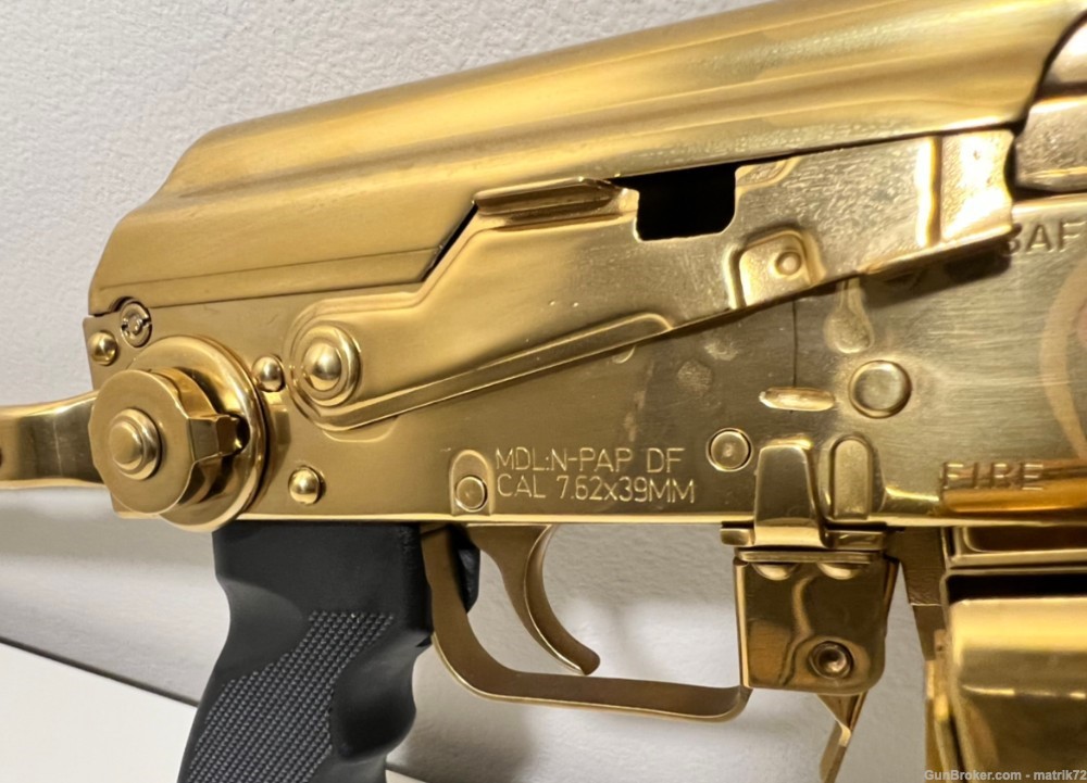 Underfolder Century Arms Gold AK47 / AK-47 Under Fold Stock-img-9
