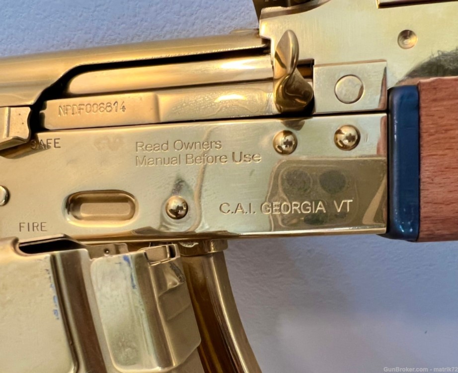 Underfolder Century Arms Gold AK47 / AK-47 Under Fold Stock-img-14
