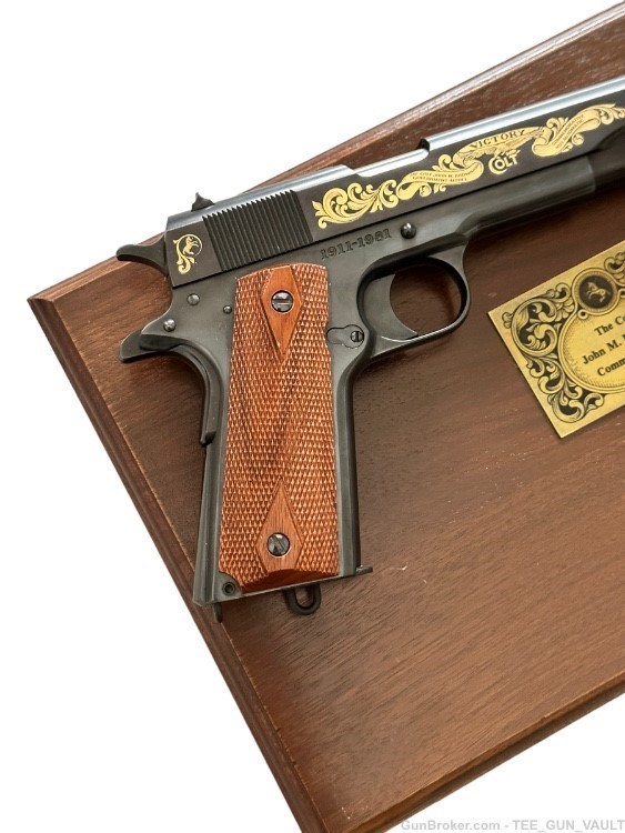 Colt John M Browning Commemorative 45 Pistol 1911 like new !-img-7