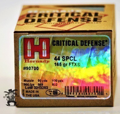 44 SPL Hornady 44 Special 165 gr FlexLock® Critical Defense® 20 Rounds -img-2
