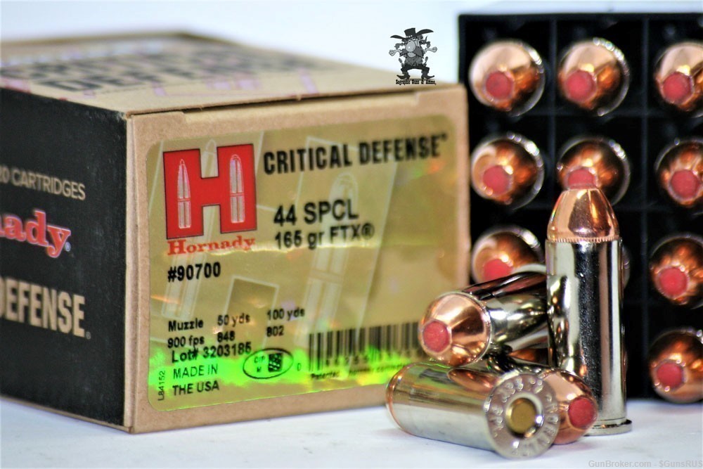 44 SPL Hornady 44 Special 165 gr FlexLock® Critical Defense® 20 Rounds -img-3
