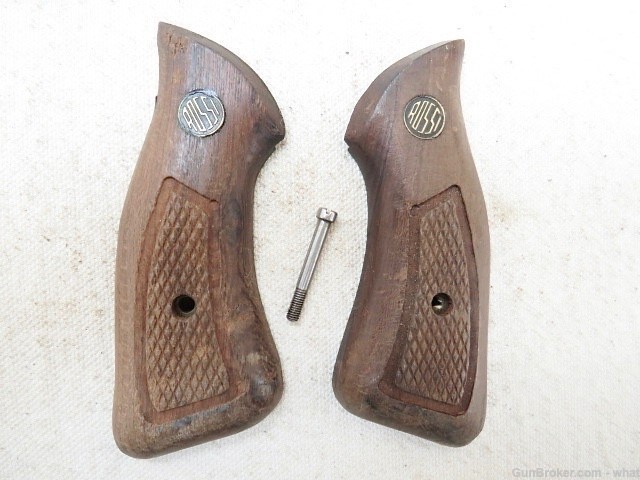 Rossi Model 885 Revolver Pistol Wood Grips & Screw-img-0