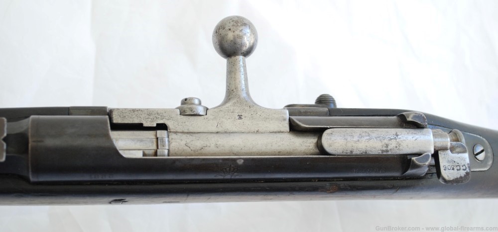 Portuguese Steyr Kropatschek rifle, 8mm cal, Serial # 10-img-9