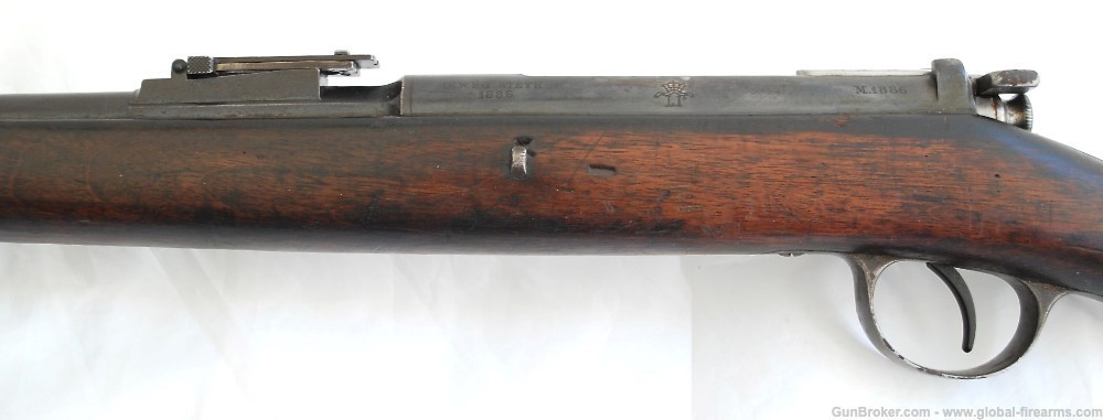 Portuguese Steyr Kropatschek rifle, 8mm cal, Serial # 10-img-6